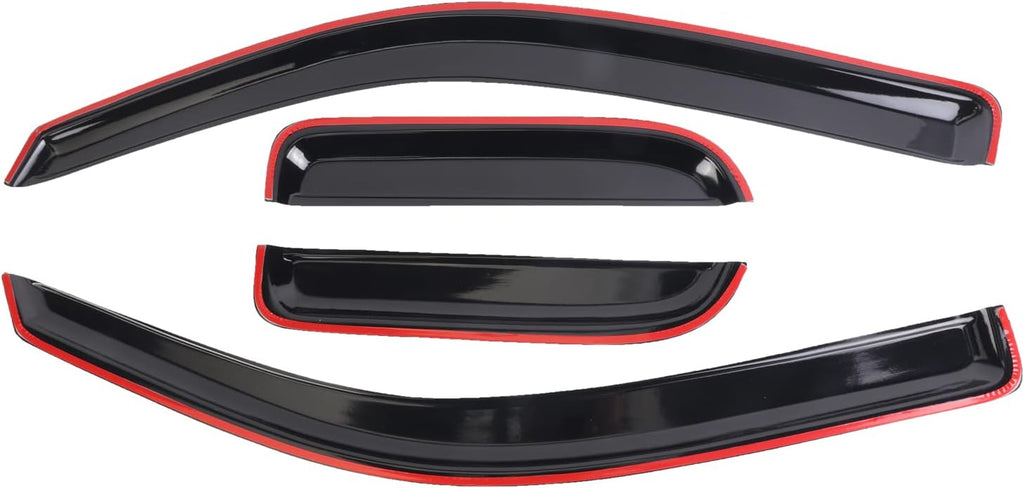 Window Vent Visors Deflectors Rain Guards 4 Piece Set R48302