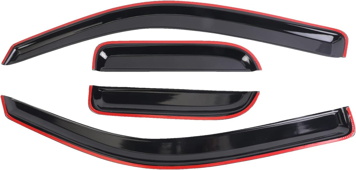 Window Vent Visors Deflectors Rain Guards 4 Piece Set R48302