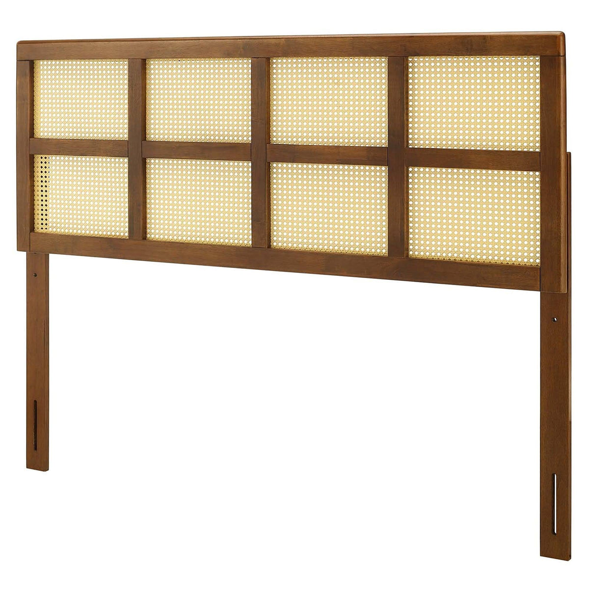 Queen Size Walnut Wooden Headboard Z3553