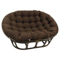 Rattan Double Papasan Chair with Twill Cushion U4141