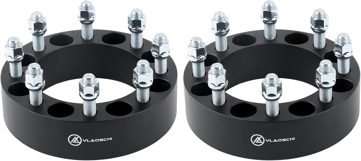 Black Forged 2 Inch Wheel Adapters Pack of 2 Q910