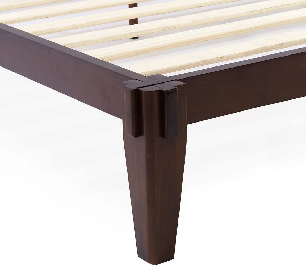 Full Size Solid Wood Bed Frame Without Headboard G42362