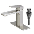 Matte Black Tall Single Handle Vessel Sink Faucet V550