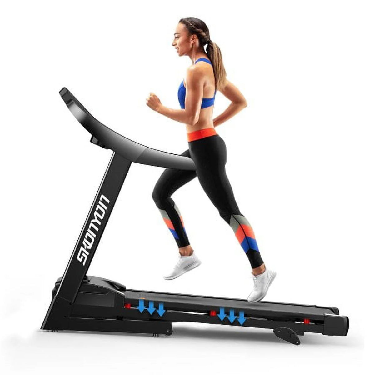Folding Electric Treadmill 280 LBS Weight Capacity M54919