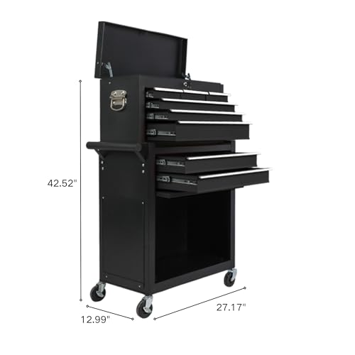 8 Drawer Rolling Tool Chest with Lock H981121