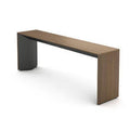 Slim Console Table Midnight Metallic Laminate Virginia Walnut P34037