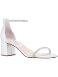 Satin Embellished Heels F8252