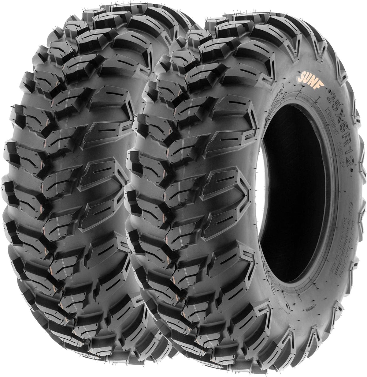 Set of 4 Radial Sport ATV UTV Tires 26x9R14 Front & 26x11R14 Rear, 6PR V792002