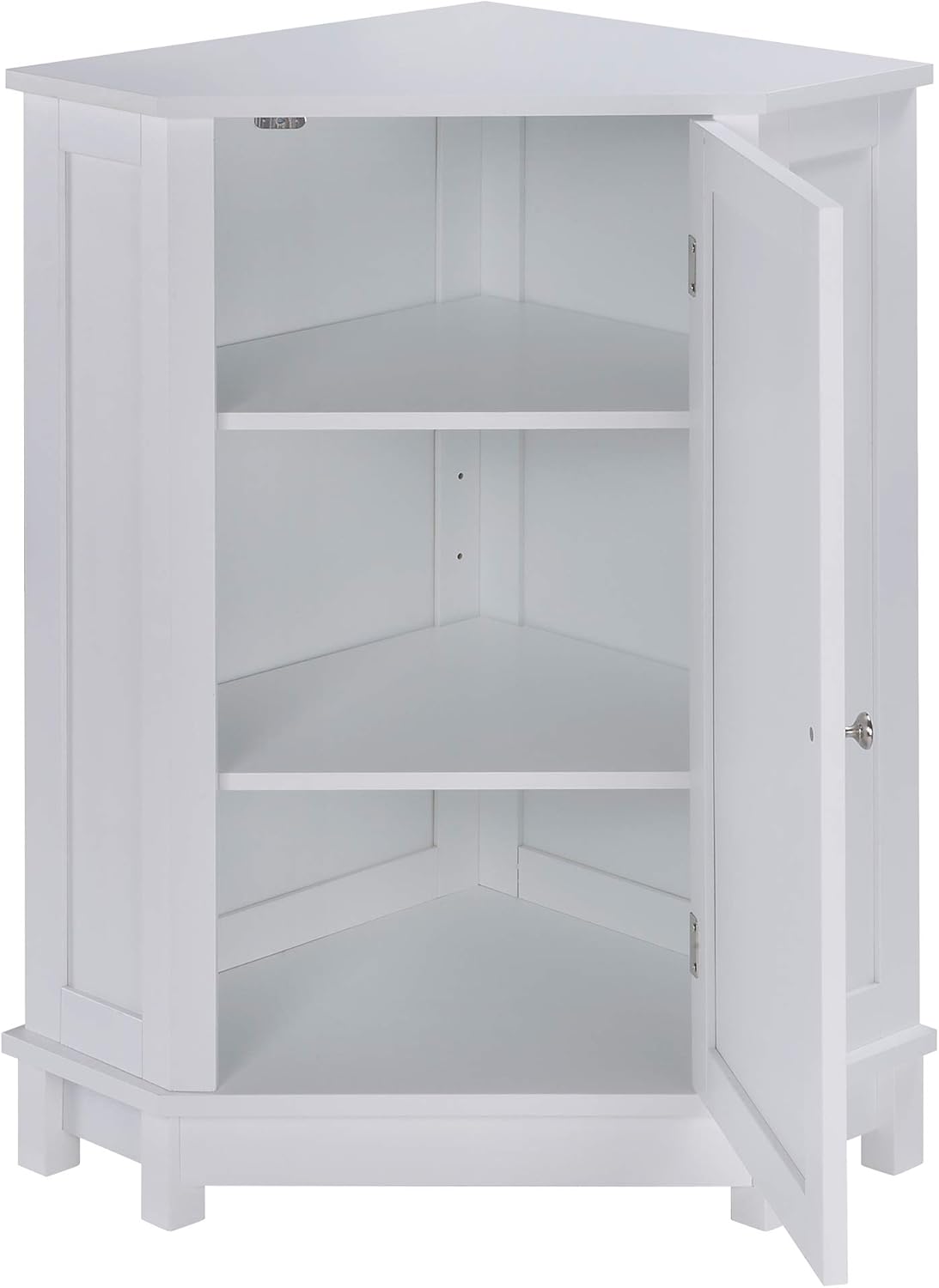 White Triangular Storage Cabinet X295