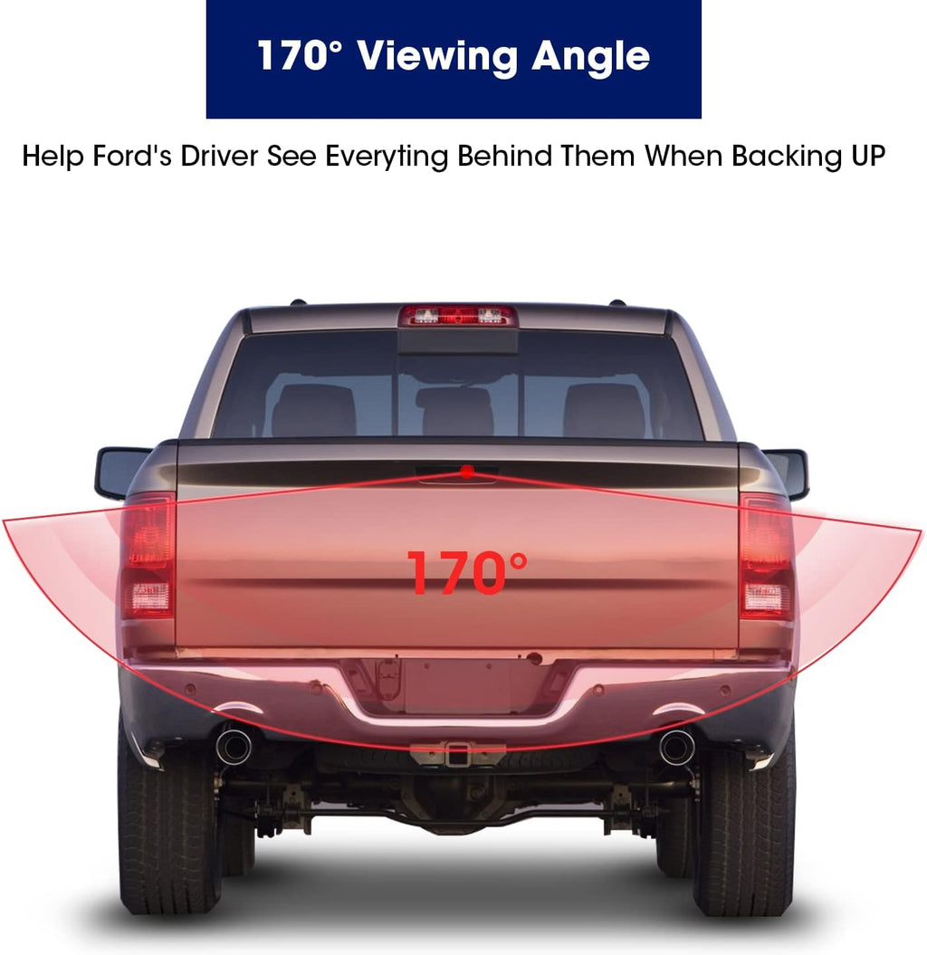 Replacement Tailgate Handle Backup Camera with RCA Connector Pack of 2 W13689