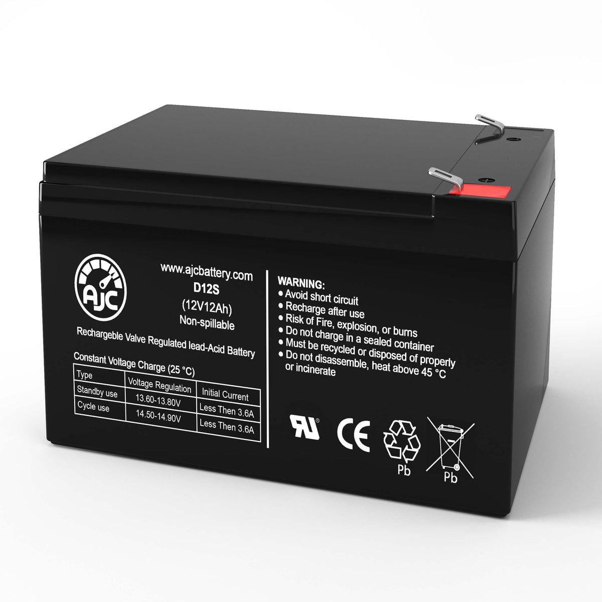 12V 12Ah Electric Bicycle Battery X14637