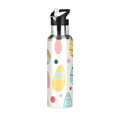 20 oz Insulated Stainless Steel Water Bottle with Straw Lid X994749