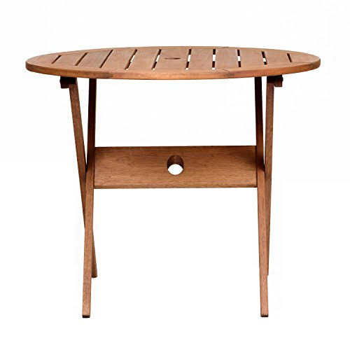 Bistro Folding Eucalyptus Table S5032