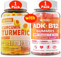 Turmeric Curcumin Gummies + Vitamin ADK with B12 Gummies Q16282