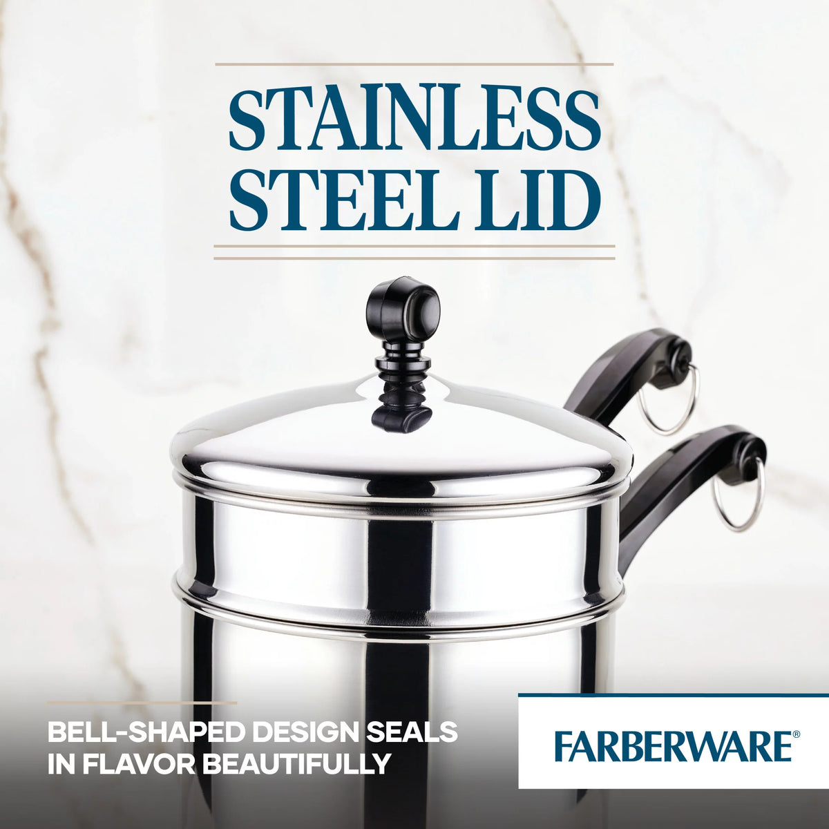 Stainless Steel Covered Saucepan 2 Qt L24667