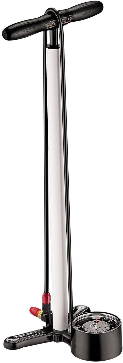 Classic Floor Drive Bicycle Tire Pump, 220psi, 3.5" Gauge, Presta & Schrader Valve, Pack of 2 X716