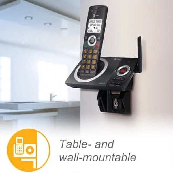 2-Handset Expandable Cordless Phone (Black) Y54257