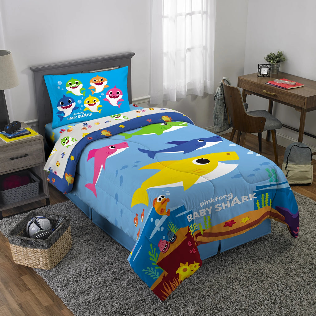 2-Piece Twin/Full Comforter Set, Reversible, Microfiber C4607