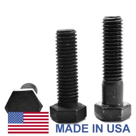 1/2 inch-20 x 2 1/2 inch Fine Thread Grade 5 Hex Cap Screw Black Oxide Pk 50 X188369