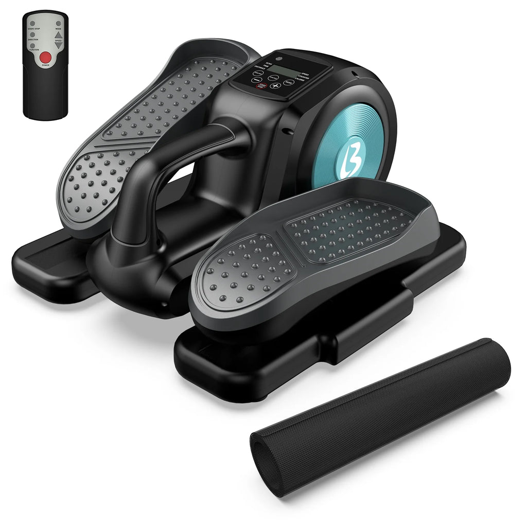 Under Desk Magnetic Elliptical Trainer with LCD Monitor Black T868986