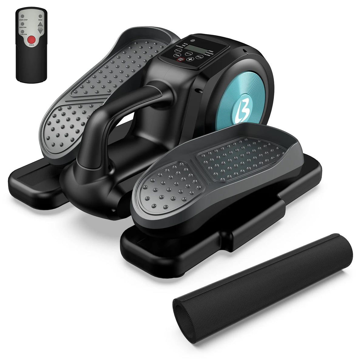 Under Desk Magnetic Elliptical Trainer with LCD Monitor Black T868986