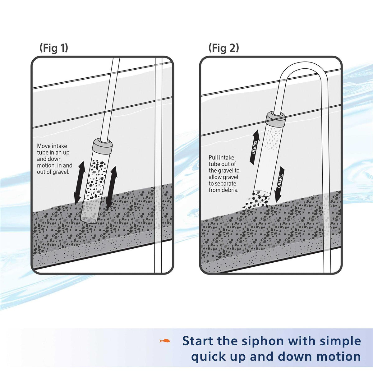 Siphon Vacuum Gravel Cleaner Mini L424