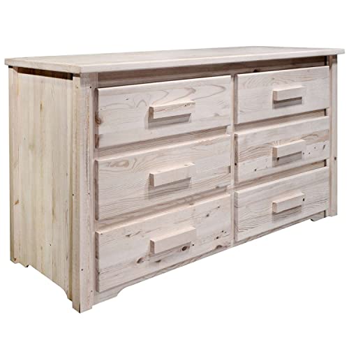 6 Drawer Unfinished Dresser K1263