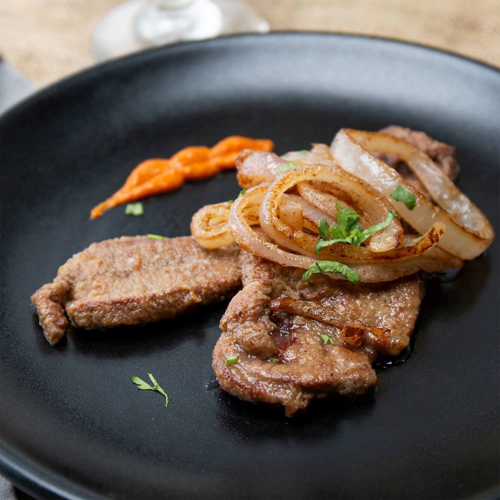 4 oz. Sliced Beef Liver 10 lb. Case F10727