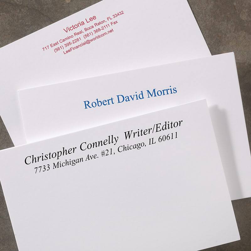 500 Personalized 4 x 6 Cards G61804