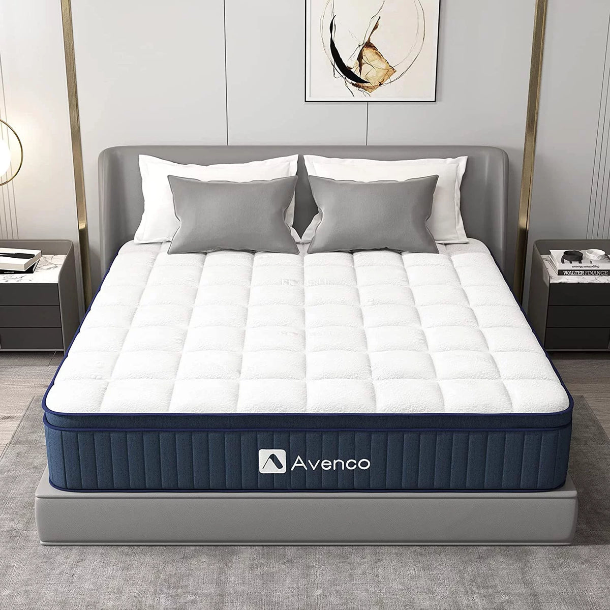 Full Size Gel Memory Foam Pocket Spring Hybrid Mattress O608