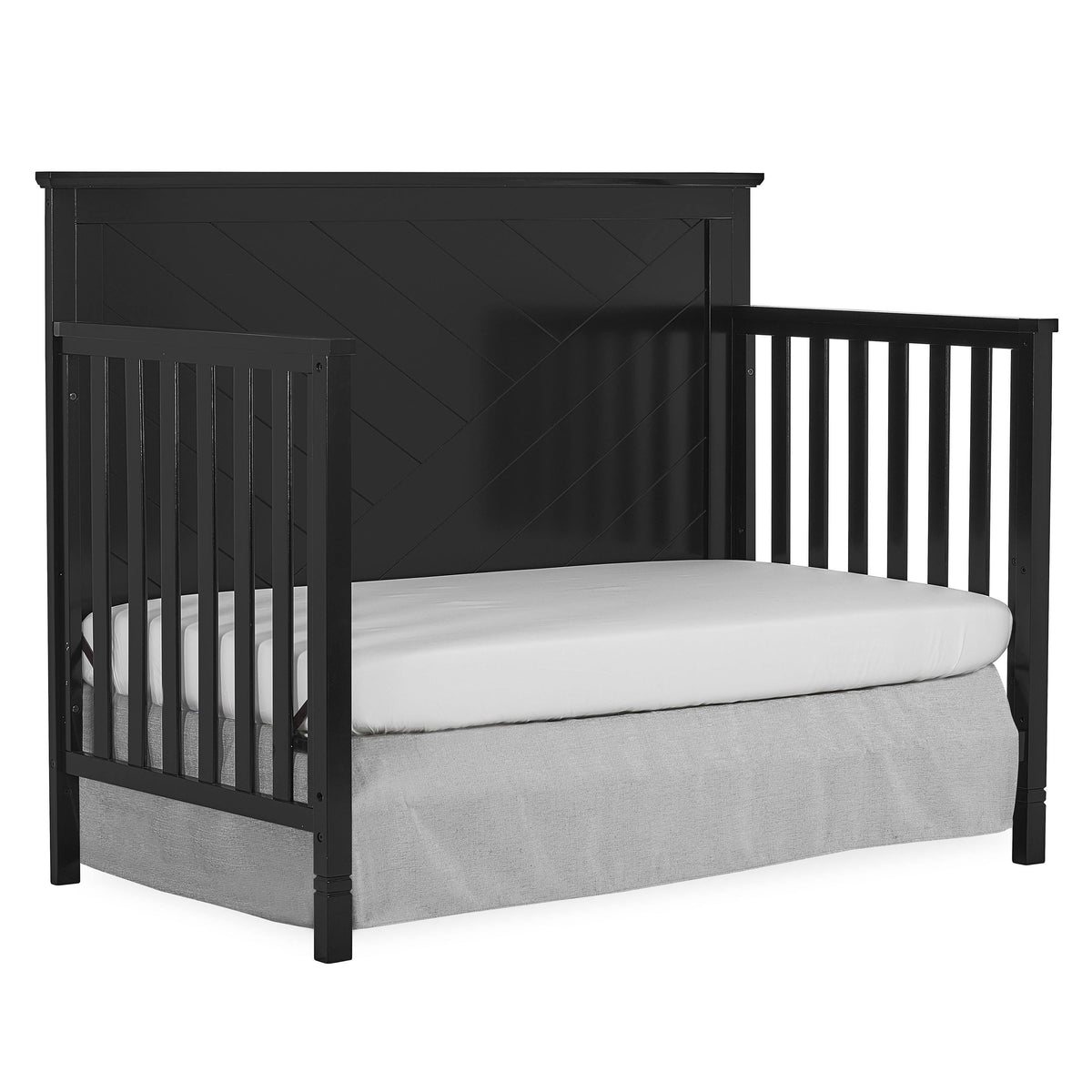 5 in 1 Convertible Crib Black K448