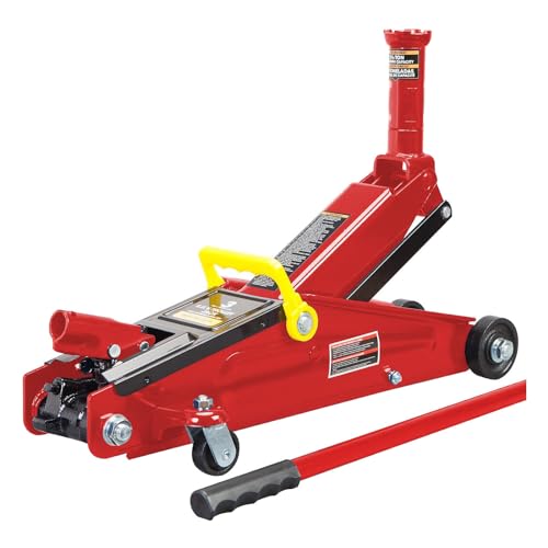 Hydraulic Trolley Floor Jack with Extra Saddle 3 Ton Red P878893