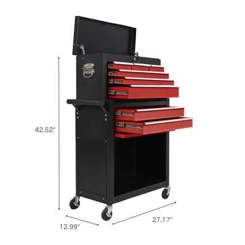 8 Drawer Rolling Tool Chest with Lock H981121