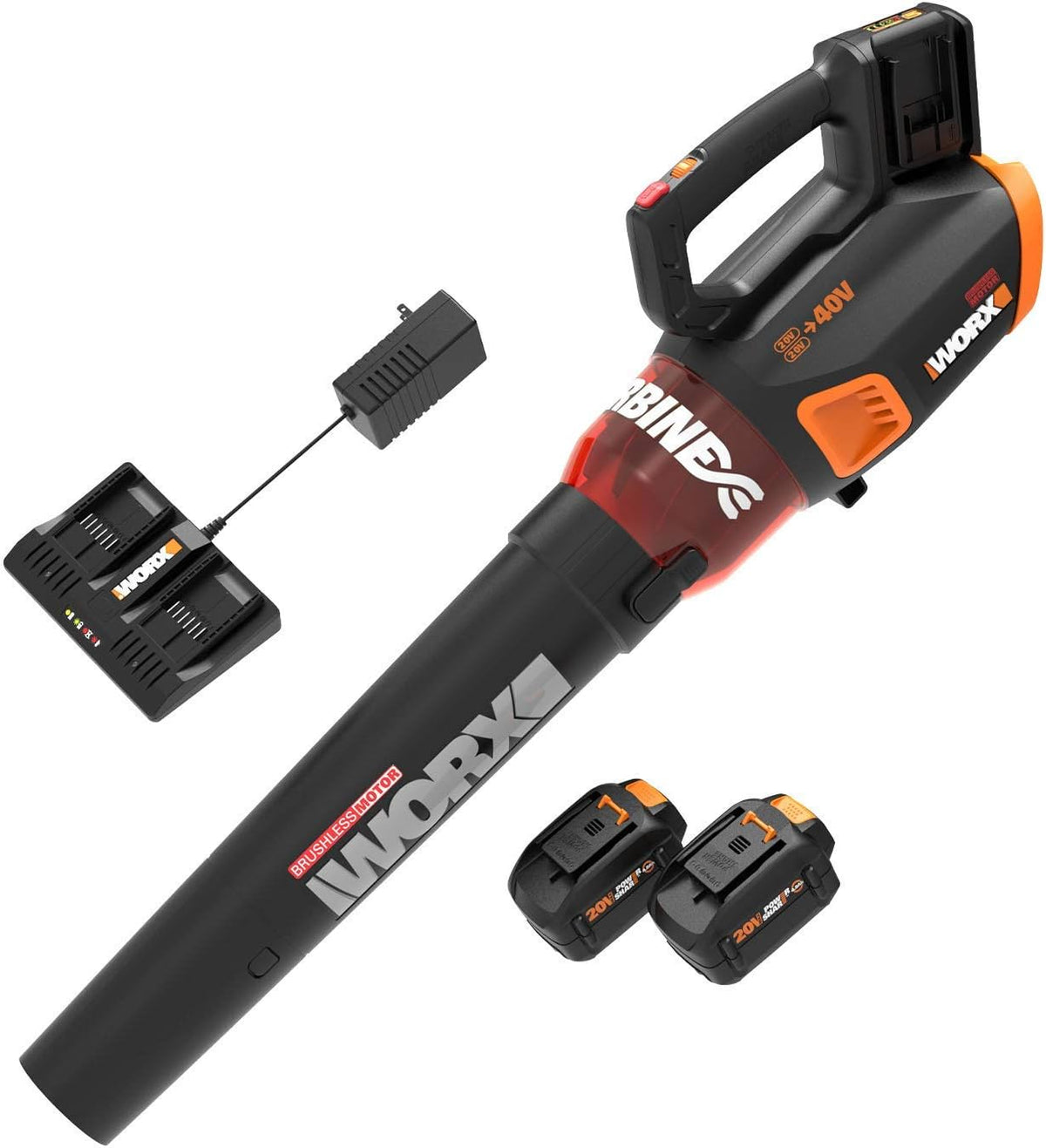 20V Cordless Leaf Blower with 4.0 Ah Battery and Charger K498429