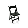 Black Wood Folding Chair K62727