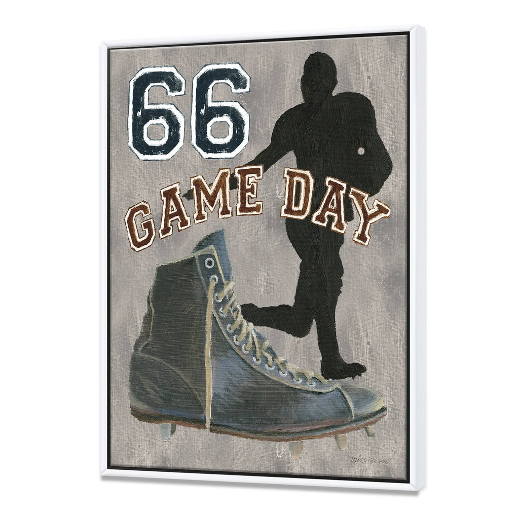 Vintage Sport Framed Canvas - Black - 34 in. Wide x 44 in. High P991