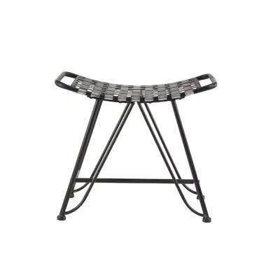 Industrial Iron Woven Bar Stool J892831