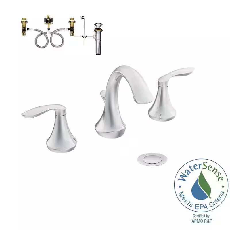 2-Handle Bathroom Faucet Trim Kit in Chrome Z380
