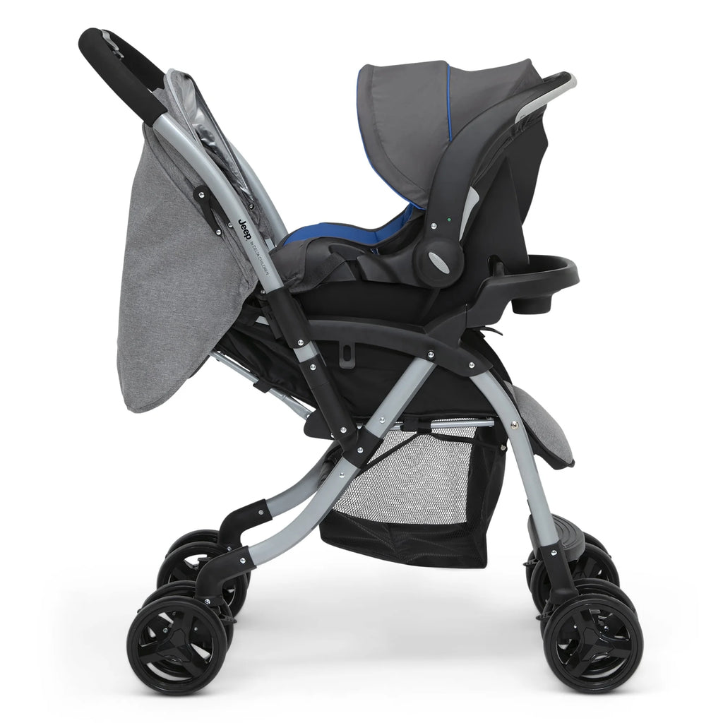 Grey Tweed Reversible Handle Stroller X138