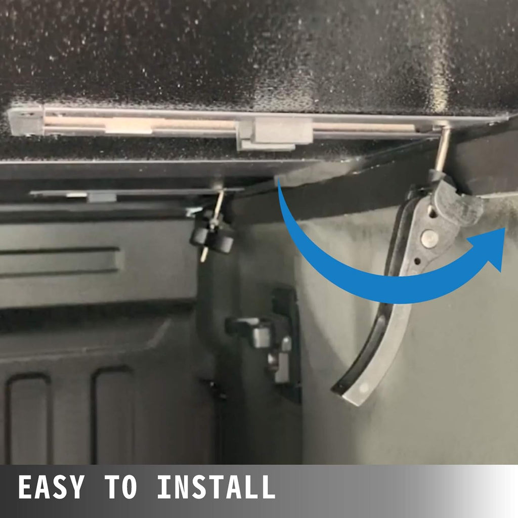 Tri-Fold Hard Truck Bed Tonneau Cover Q9869