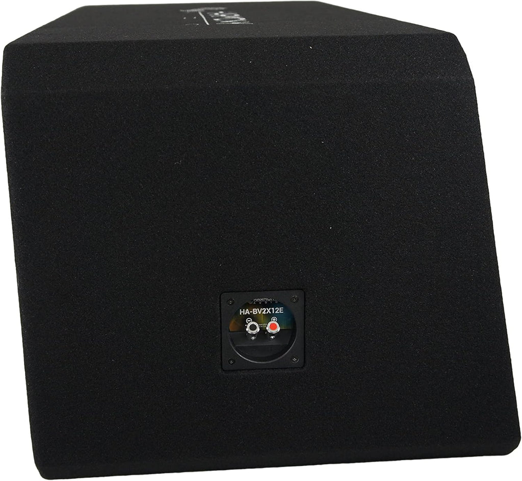 Dual 12" Empty Vented Port Subwoofer Enclosure J983