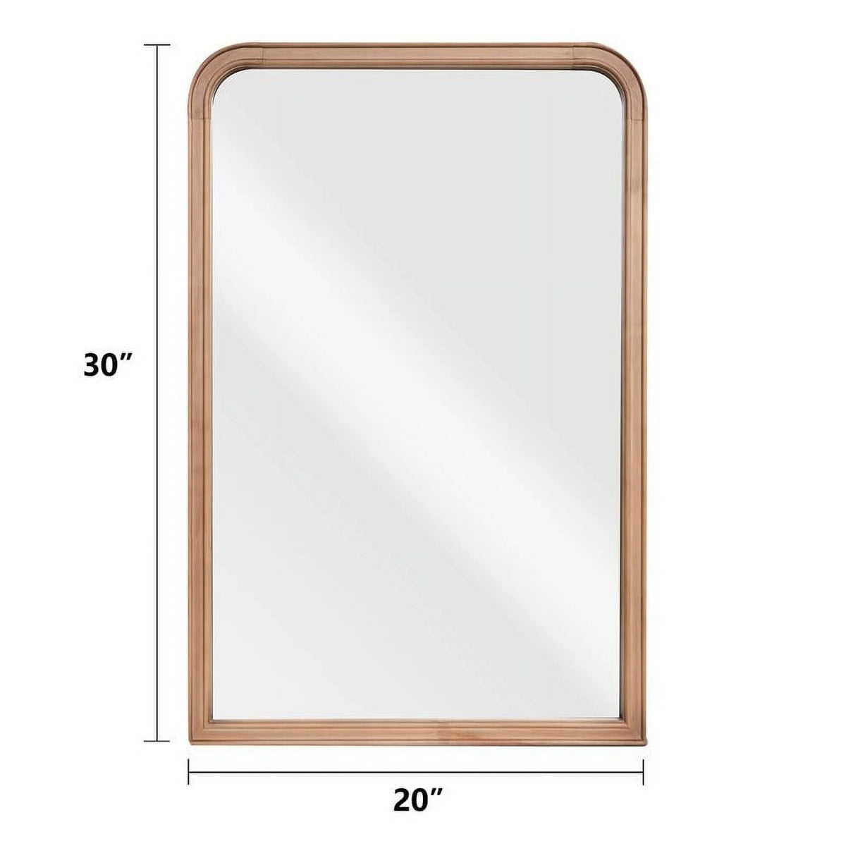 24" x 36" Rounded Rectangle Decorative Wall Mirror W268