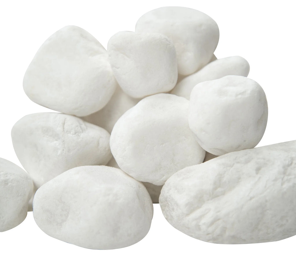 White Marble Bagged Pebbles P748
