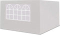 x6.4' Side Panel for Tent, Outdoor Replacement Sidewall for Folding Tent Canopy Gazebo Marquee (1 pc with Window, 1 pc without Window) X34929