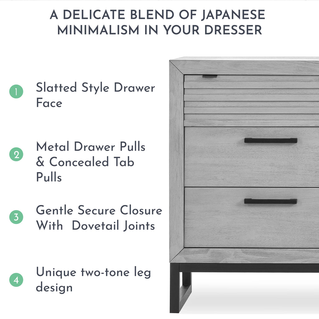 Imperial Grey Double Dresser B25837