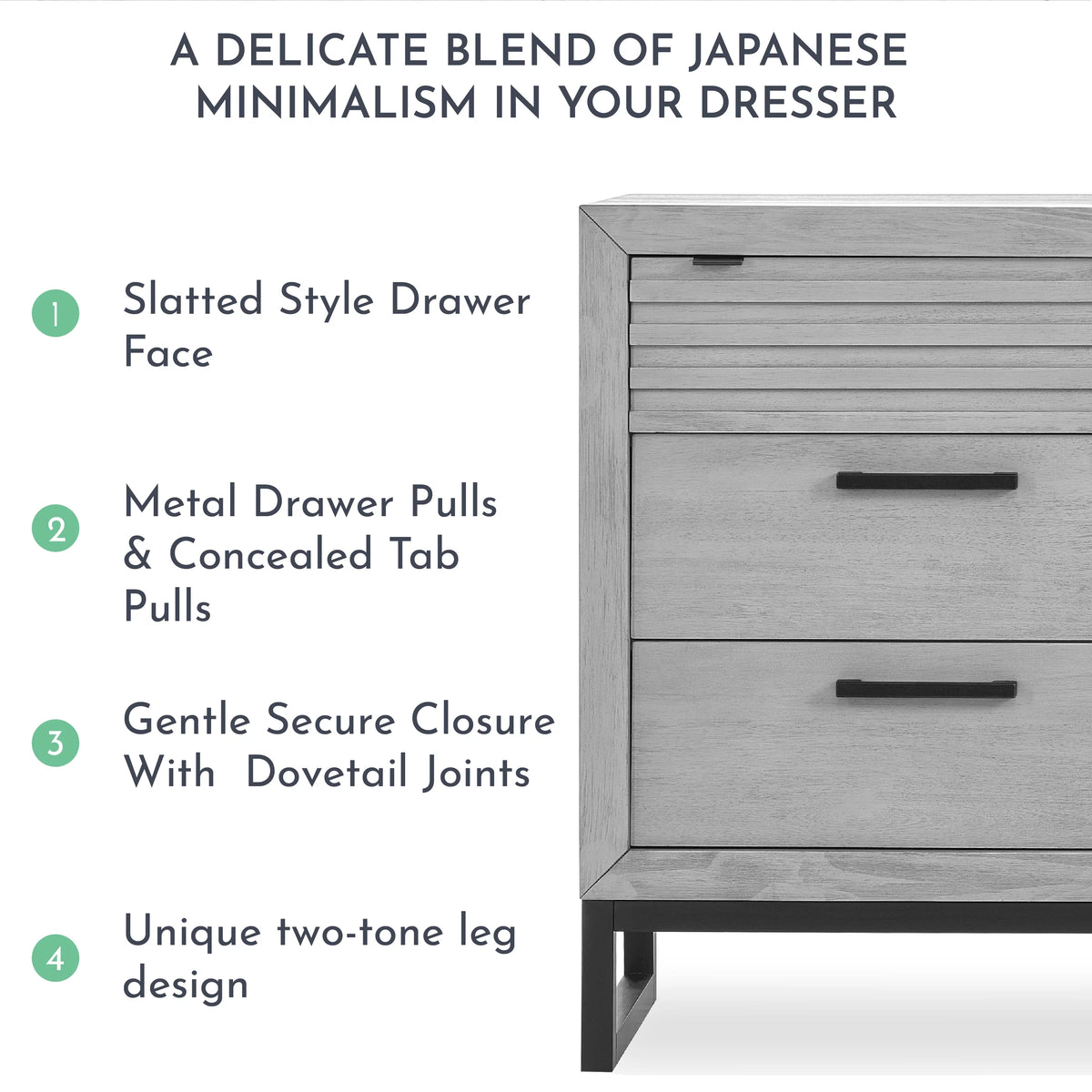 Imperial Grey Double Dresser B25837
