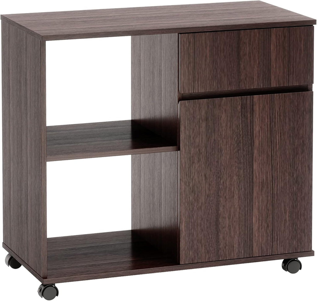 Wood File Cabinet with Storage Shelves Z2004