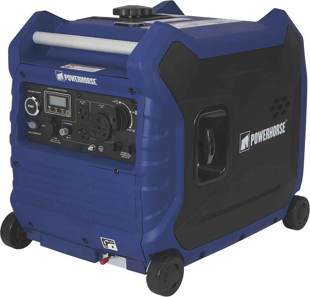 4500 Surge Watts 3500 Rated Watts Electric Start Inverter Generator Pack of 2 U741