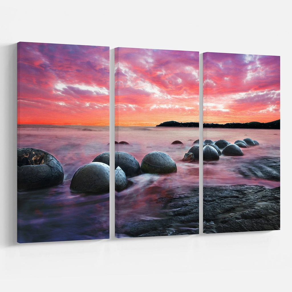 3 Piece Graphic Art on Wrapped Canvas Set W565