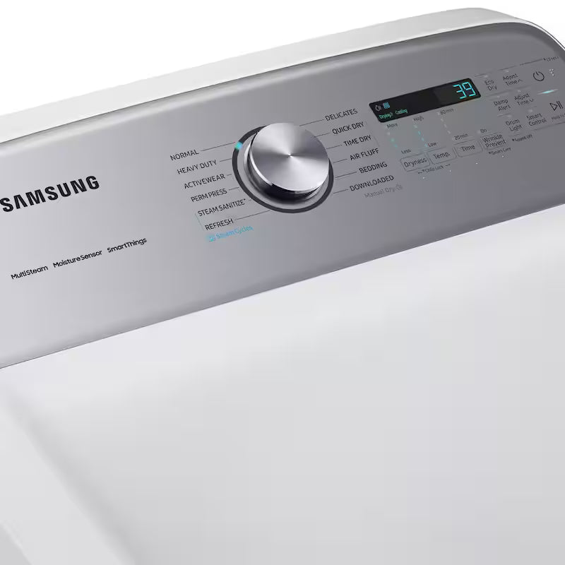 7.4 cu. ft. Vented Smart Front Load Electric Dryer with Steam Sanitize+ in White Y975001